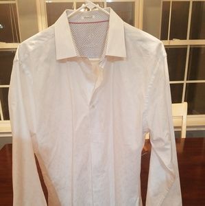 Bugatchi mens casual dress shirt